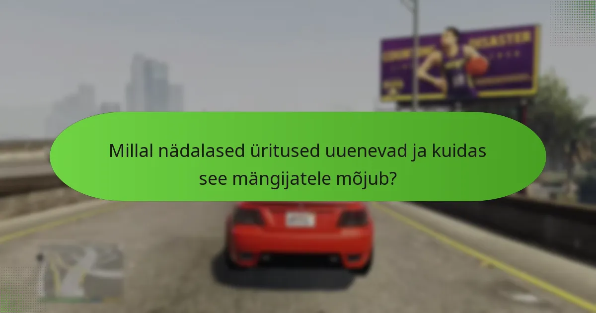 Millised ainulaadsed esemed on sellel nädalal saadaval?