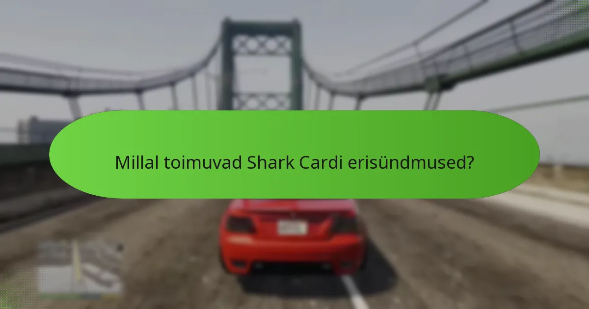 Kuidas saavad mängijad osaleda Shark Cardi erisündmustes?
