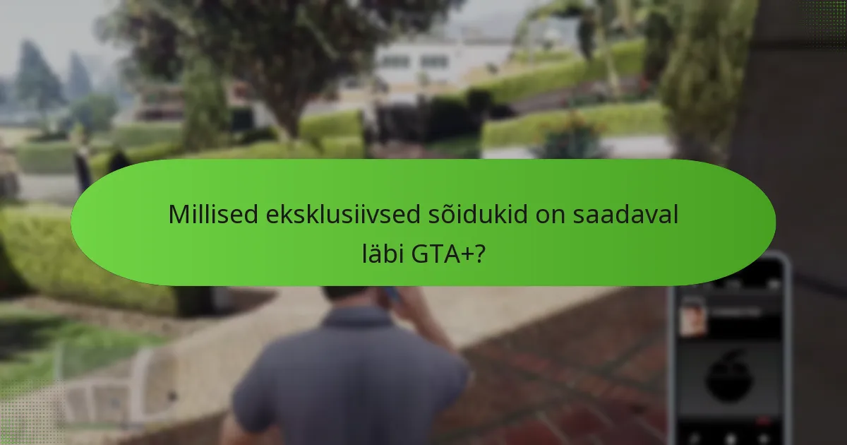 Kuidas saavad mängijad teenida boonus GTA$-d GTA+ kaudu?