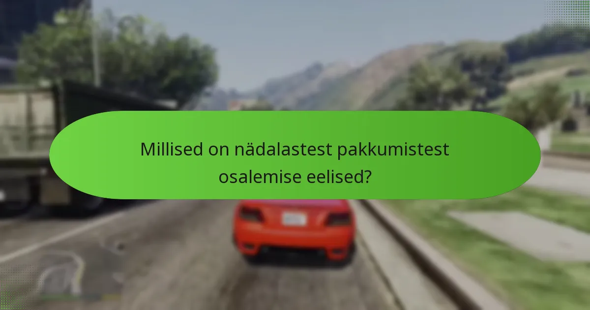Milliseid strateegiaid saavad mängijad kasutada nädalaste pakkumiste jälgimiseks?