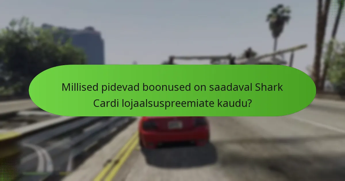 Kuidas teenitakse ainulaadset GTA$ Shark Cardi lojaalsuspreemiate kaudu?